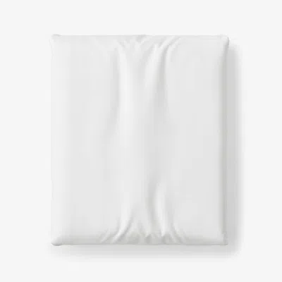 The Company Store Classic Cool Cotton Percale Deep Pocket Fitted Bed Sheet In White