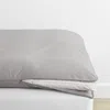 The Company Store Classic Cool Cotton Percale Featherbed Cover In Gray Smoke