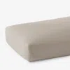 The Company Store Classic Cool Cotton Percale Fitted Bed Sheet In Beige