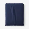 The Company Store Classic Cool Cotton Percale Fitted Bed Sheet In Blue
