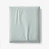 The Company Store Classic Cool Cotton Percale Fitted Bed Sheet In Blue/green