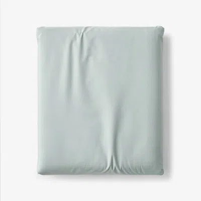 The Company Store Classic Cool Cotton Percale Fitted Bed Sheet In Blue/green