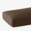 The Company Store Classic Cool Cotton Percale Fitted Bed Sheet In Brown