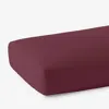 The Company Store Classic Cool Cotton Percale Fitted Bed Sheet In Purple/red