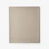 The Company Store Classic Cool Cotton Percale Flat Bed Sheet In Beige