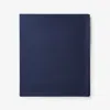The Company Store Classic Cool Cotton Percale Flat Bed Sheet In Blue