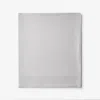 The Company Store Classic Cool Cotton Percale Flat Bed Sheet In Gray Smoke