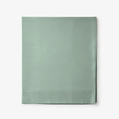 The Company Store Classic Cool Cotton Percale Flat Bed Sheet In Green