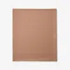 The Company Store Classic Cool Cotton Percale Flat Bed Sheet In Orange/coral