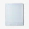 The Company Store Classic Cool Cotton Percale Flat Bed Sheet In Pale Blue