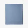The Company Store Classic Cool Cotton Percale Flat Bed Sheet In Slate Blue