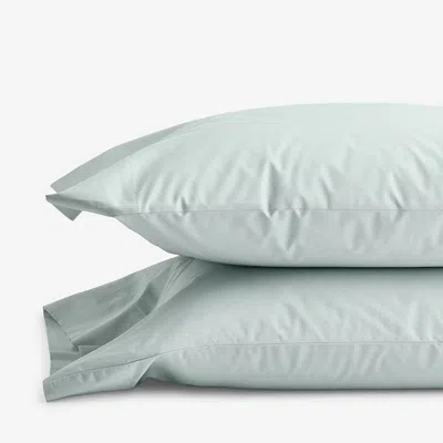 The Company Store Classic Cool Cotton Percale Pillowcase Set In Green