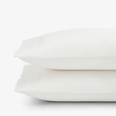 The Company Store Classic Cool Cotton Percale Pillowcase Set In Ivory