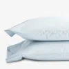 The Company Store Classic Cool Cotton Percale Pillowcase Set In Pale Blue