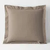 The Company Store Classic Cool Cotton Percale Sham In Brown