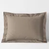 The Company Store Classic Cool Cotton Percale Sham In Brown