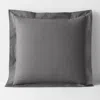 The Company Store Classic Cool Cotton Percale Sham In Gray