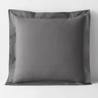 The Company Store Classic Cool Cotton Percale Sham In Gray