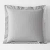 The Company Store Classic Cool Cotton Percale Sham In Gray Smoke