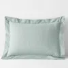 The Company Store Classic Cool Cotton Percale Sham In Green