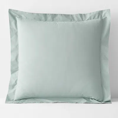 The Company Store Classic Cool Cotton Percale Sham In Green