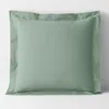 The Company Store Classic Cool Cotton Percale Sham In Green