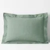 The Company Store Classic Cool Cotton Percale Sham In Green