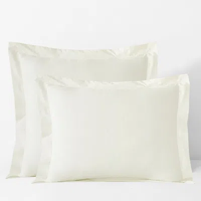 The Company Store Classic Cool Cotton Percale Sham In Ivory