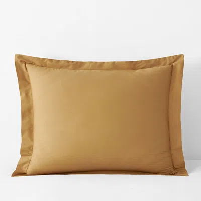 The Company Store Classic Cool Cotton Percale Sham In Orange