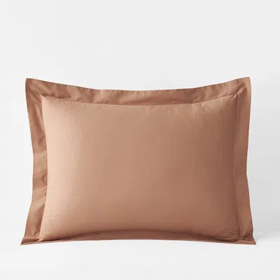 The Company Store Classic Cool Cotton Percale Sham In Orange