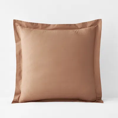 The Company Store Classic Cool Cotton Percale Sham In Orange