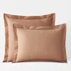 The Company Store Classic Cool Cotton Percale Sham In Orange/coral