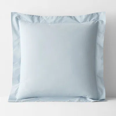 The Company Store Classic Cool Cotton Percale Sham In Pale Blue