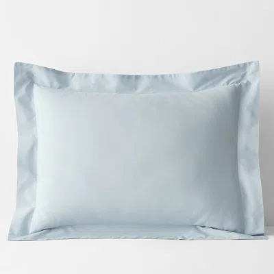 The Company Store Classic Cool Cotton Percale Sham In Pale Blue