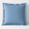 The Company Store Classic Cool Cotton Percale Sham In Porcelain Blue
