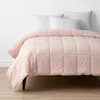 The Company Store Classic Down Alternative Comforter In Petal Pink
