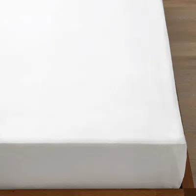 The Company Store Classic Easy-care Jersey Waterproof Mattress Pad In White