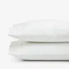 The Company Store Classic Oxford Solid Pillowcase Set In White