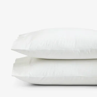 The Company Store Classic Oxford Solid Pillowcase Set In White