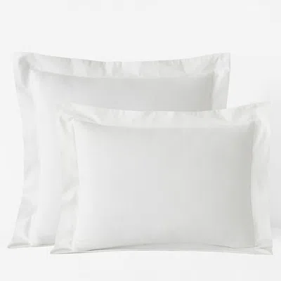 The Company Store Classic Oxford Solid Sham In White
