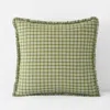 The Company Store Classic Plaids Yarn-dyed Cotton Sham In Green