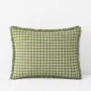 The Company Store Classic Plaids Yarn-dyed Cotton Sham In Green