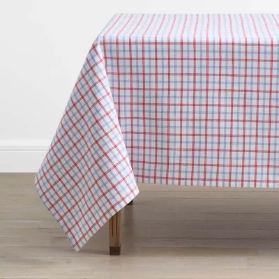 The Company Store Classic Plaids Yarn-dyed Tablecloth In Blue/red