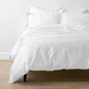The Company Store Classic Smooth Rayon Made From Bamboo Sateen Bed Duvet Cover In White