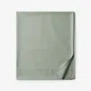 The Company Store Classic Smooth Rayon Made From Bamboo Sateen Flat Bed Sheet In Green