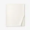 The Company Store Classic Smooth Rayon Made From Bamboo Sateen Flat Bed Sheet In Ivory