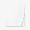The Company Store Classic Smooth Rayon Made From Bamboo Sateen Flat Bed Sheet In White