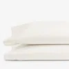 The Company Store Classic Smooth Rayon Made From Bamboo Sateen Pillowcase Set In Ivory