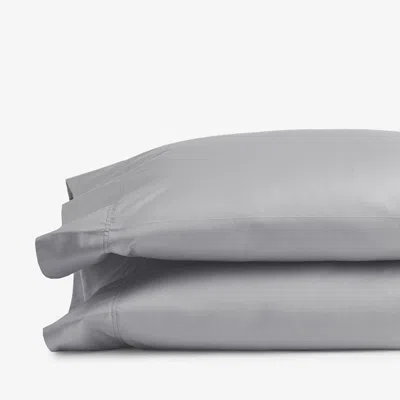 The Company Store Classic Smooth Rayon Made From Bamboo Sateen Pillowcase Set In Pebble Gray