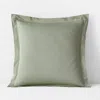 The Company Store Classic Smooth Rayon Made From Bamboo Sateen Sham In Green